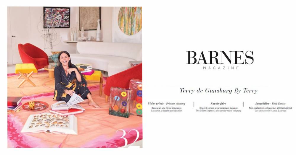 New BARNES Magazine Fall-Winter 2022: discover the colorful world of Terry de Gunzburg1
